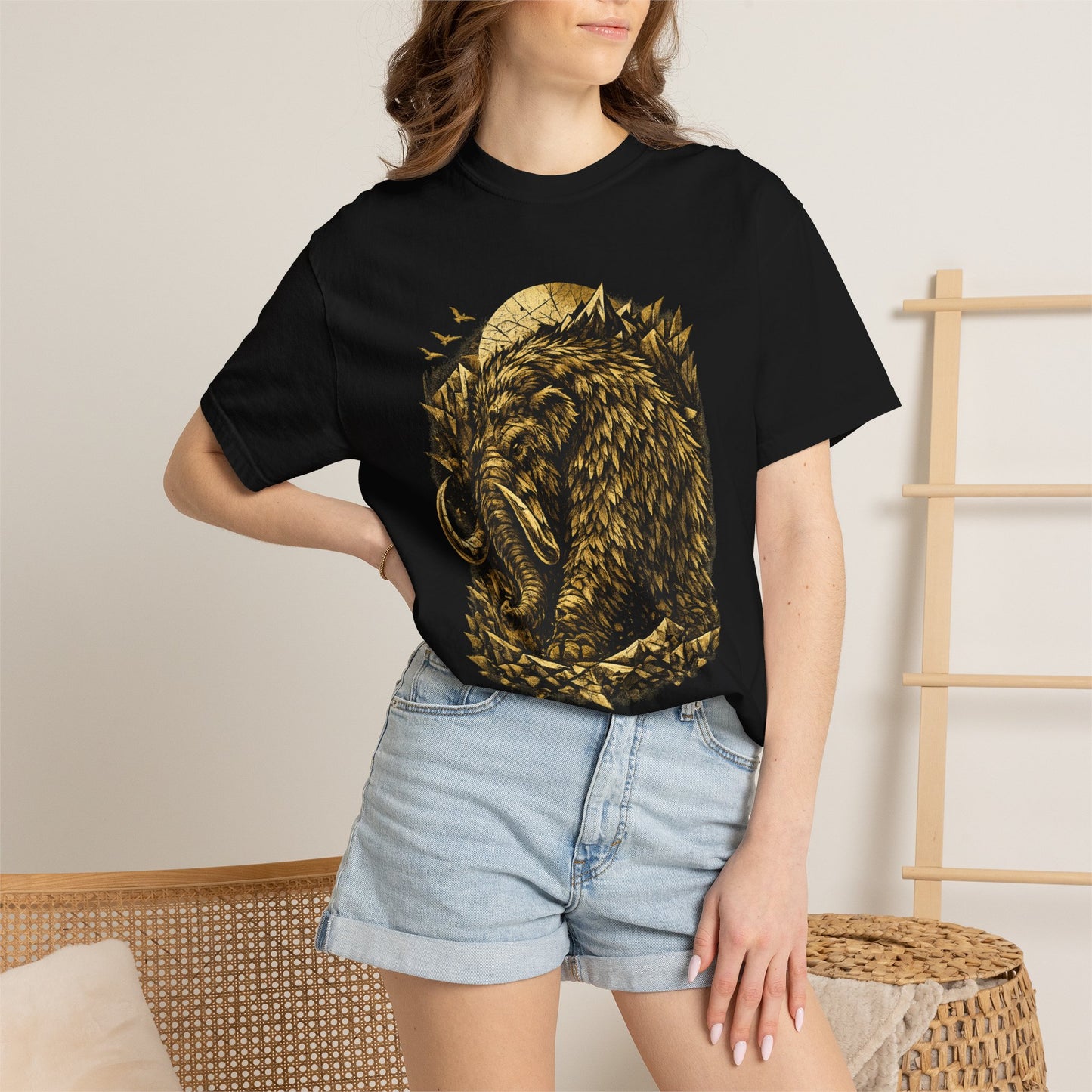 Golden Woolly Mammoth Tee | Lost Giants Collection